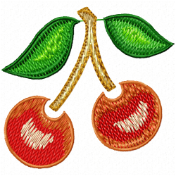 Cherry Embroidery Design 6 Cherry Embroidery Design 6